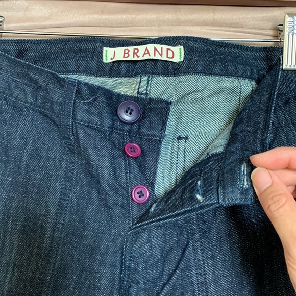 NWOT J Brand dark wide leg flare trouser style jeans - Picture 8 of 11